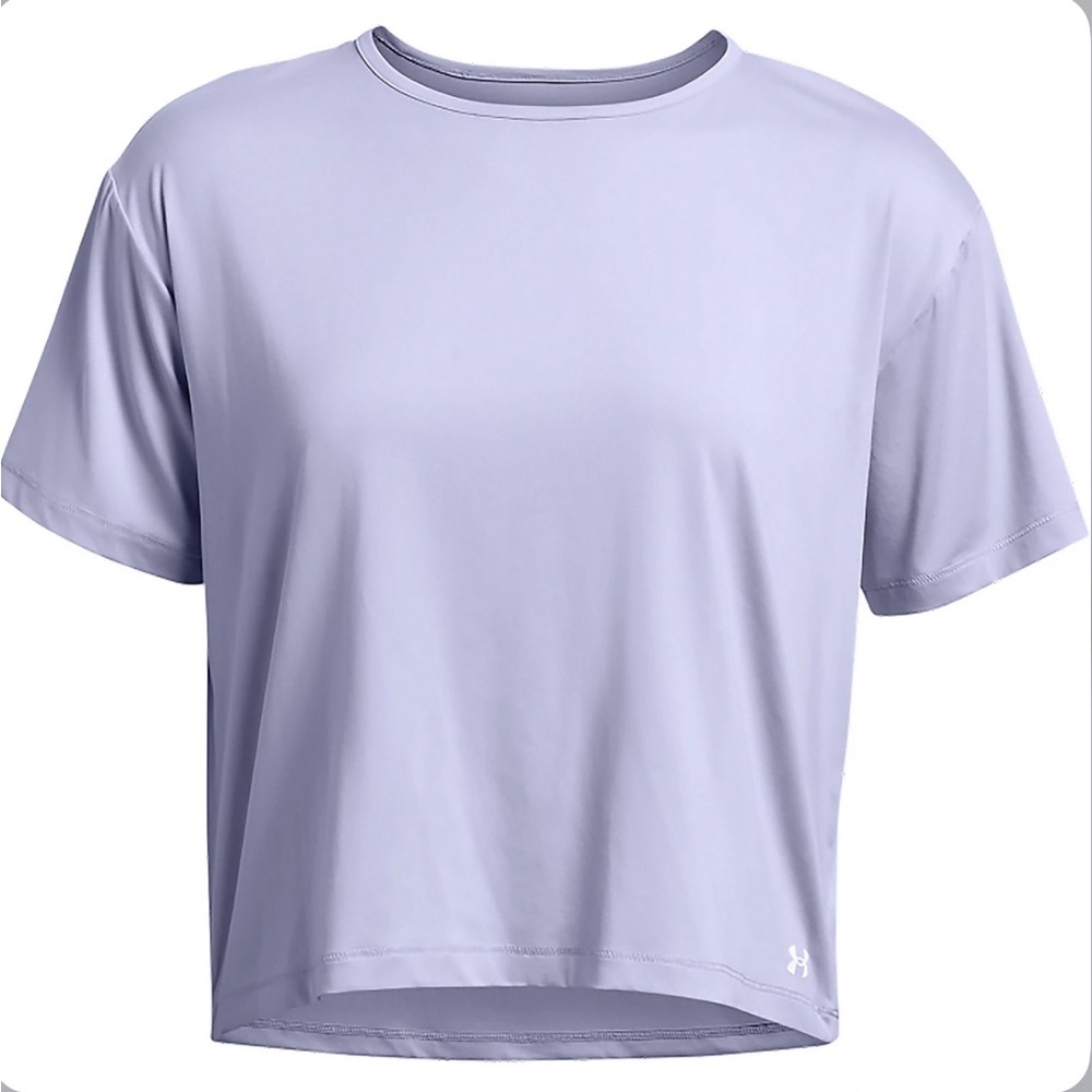 Under Armour "Light Blue" Periwinkle  Crop Relaxed Short Sleeve T-Shirt